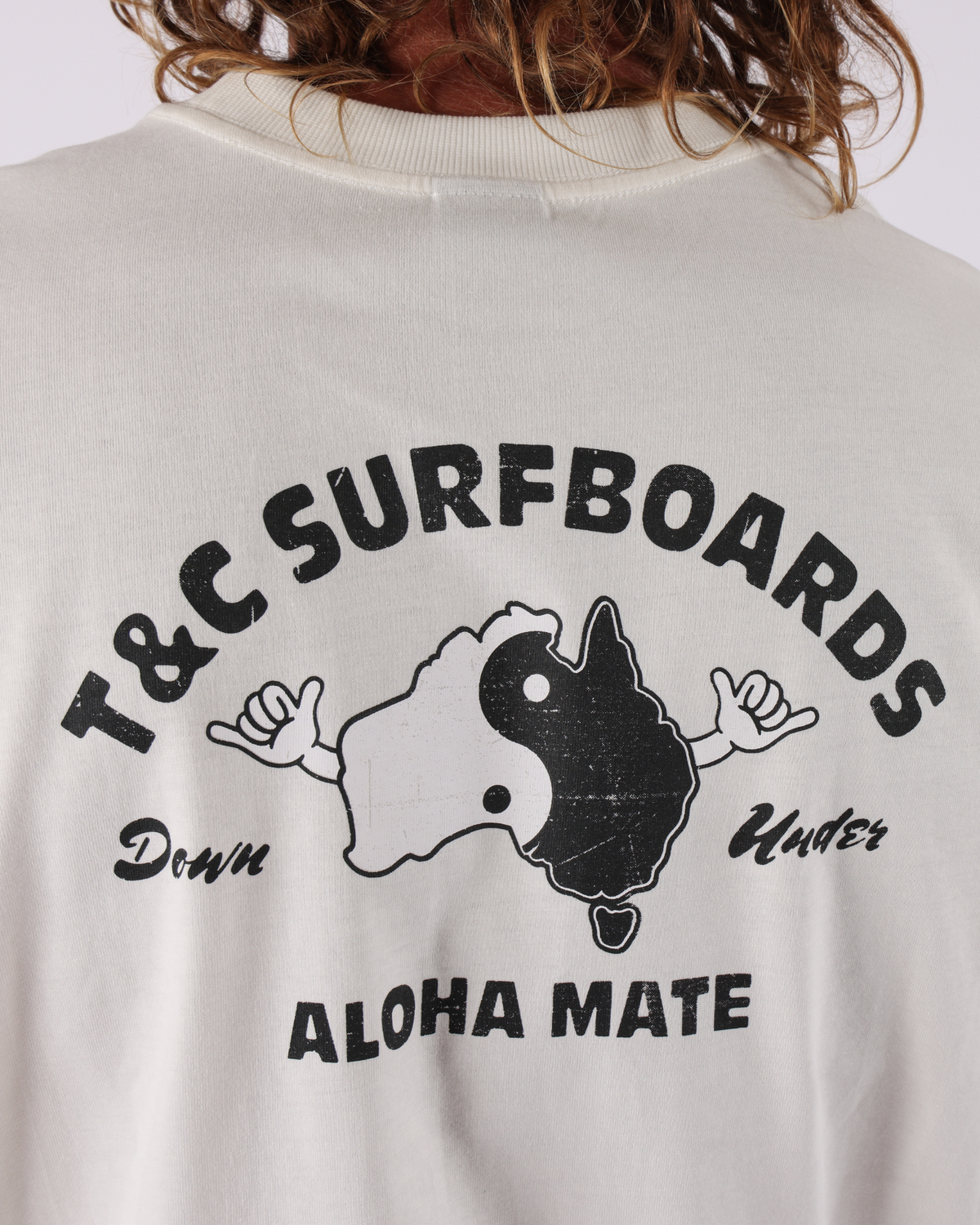Town & Country Surf Designs Mate Tee in Natural