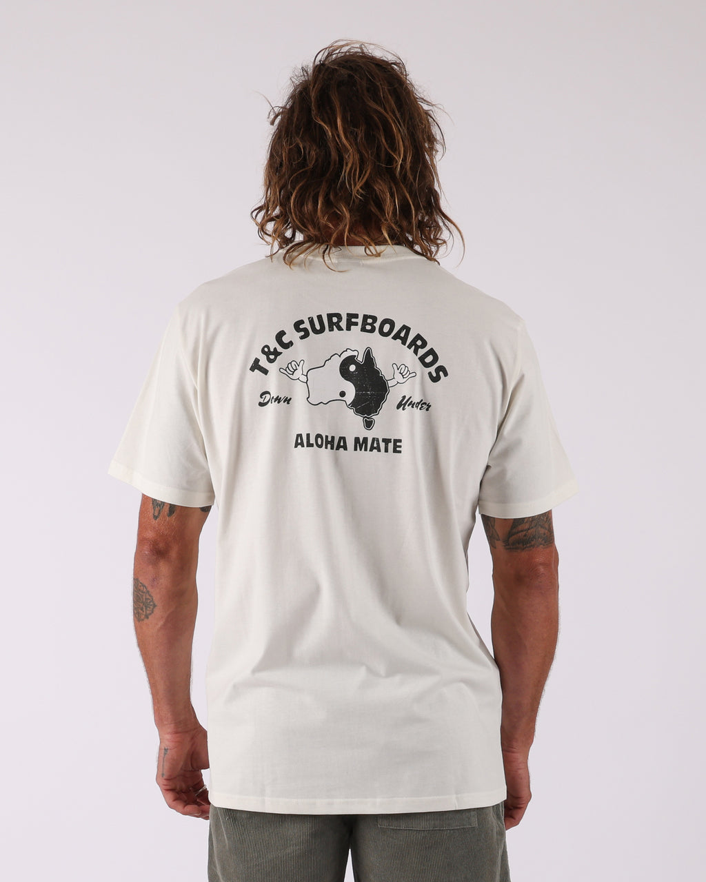 Town & Country Surf Designs Mate Tee in Natural
