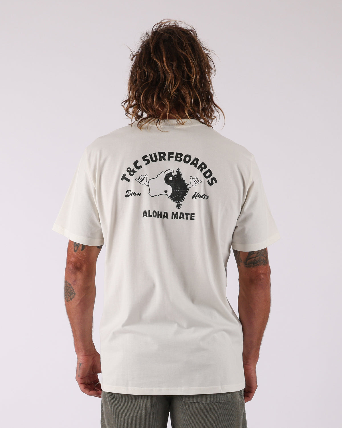 Town & Country Surf Designs Mate Tee in Natural