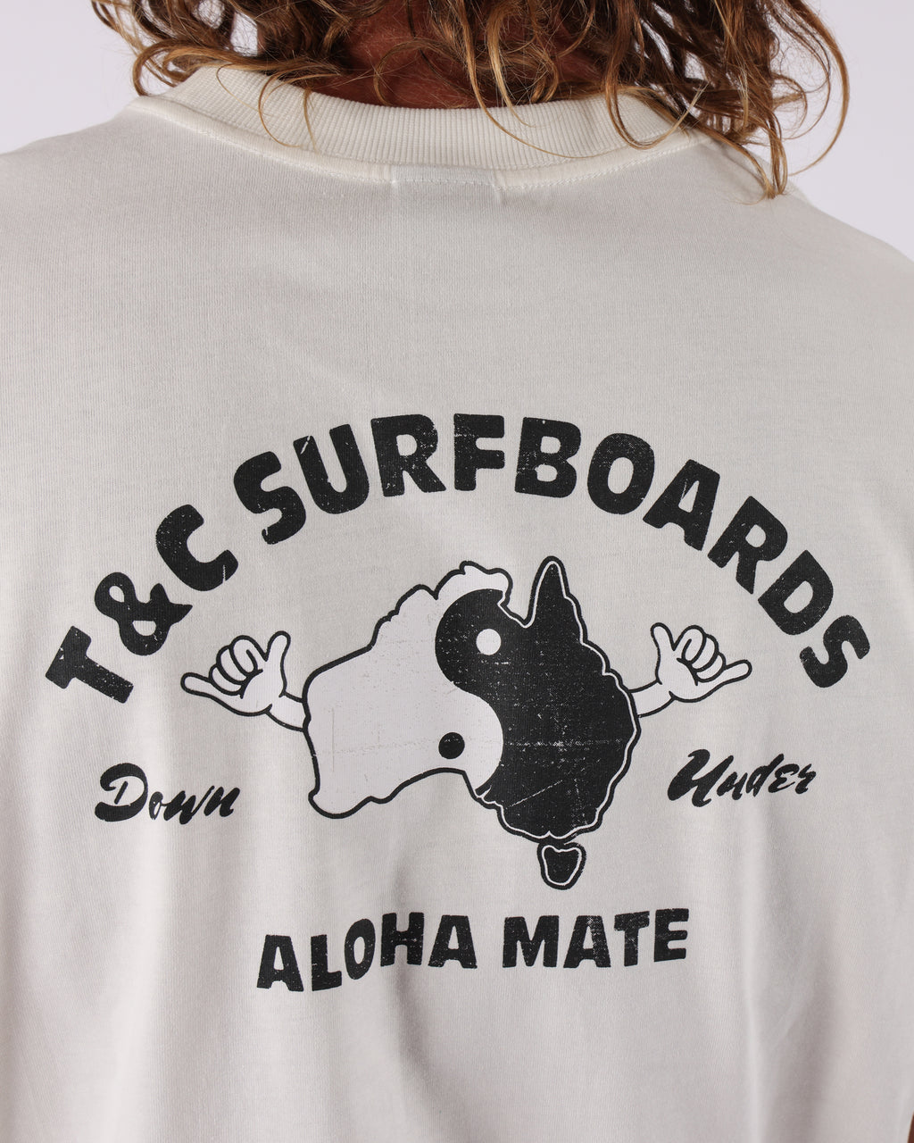 Town & Country Surf Designs Mate Tee in Natural