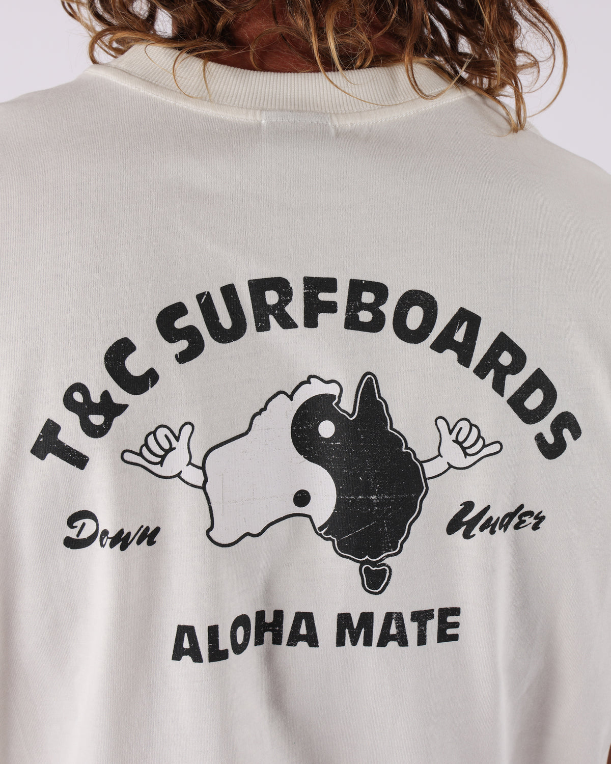 Town & Country Surf Designs Mate Tee in Natural