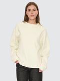 Thrills Co Minimal Thrills Slouch Crew - Butter Cream in Butter Cream