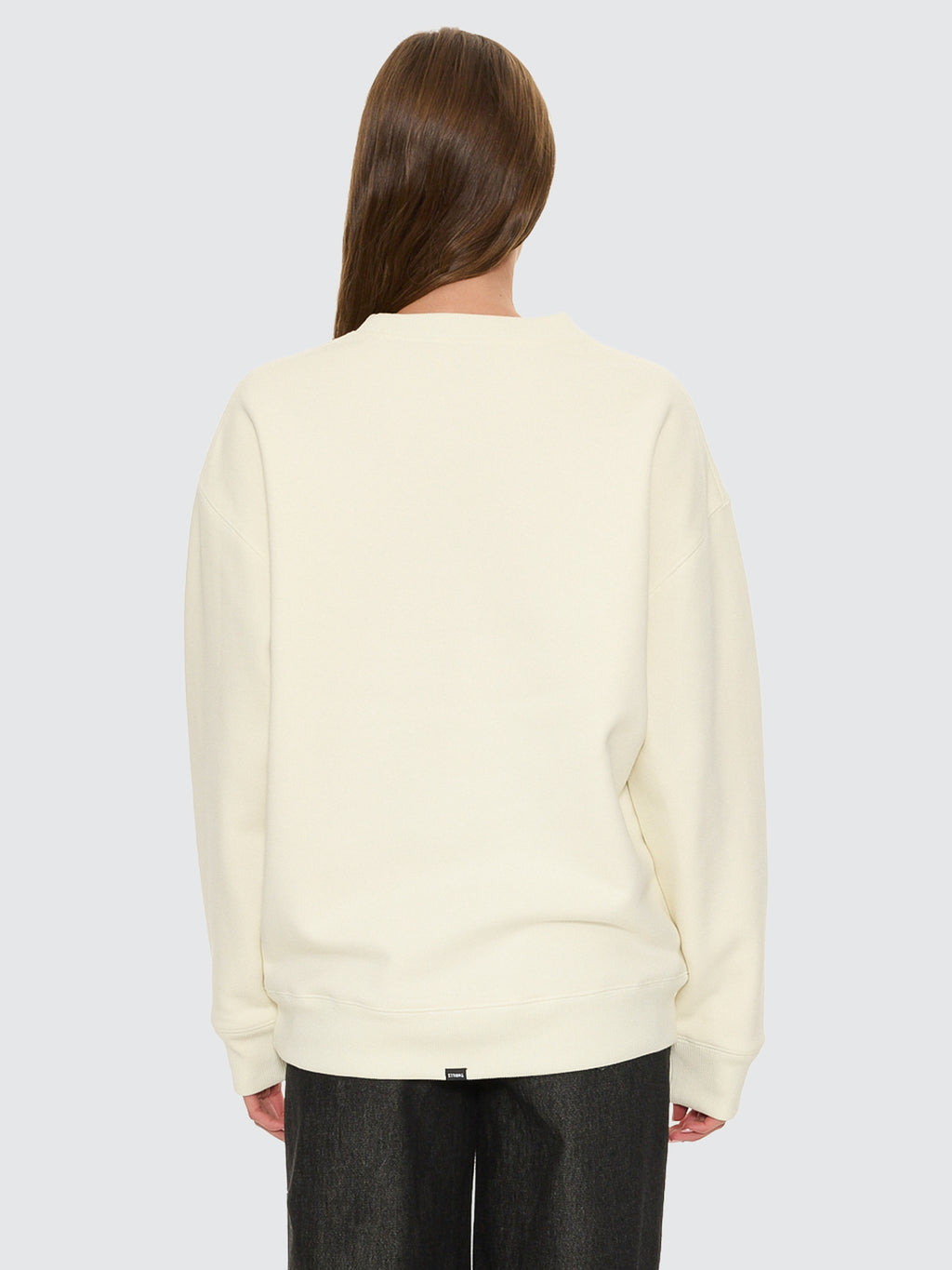 Thrills Co Minimal Thrills Slouch Crew - Butter Cream in Butter Cream