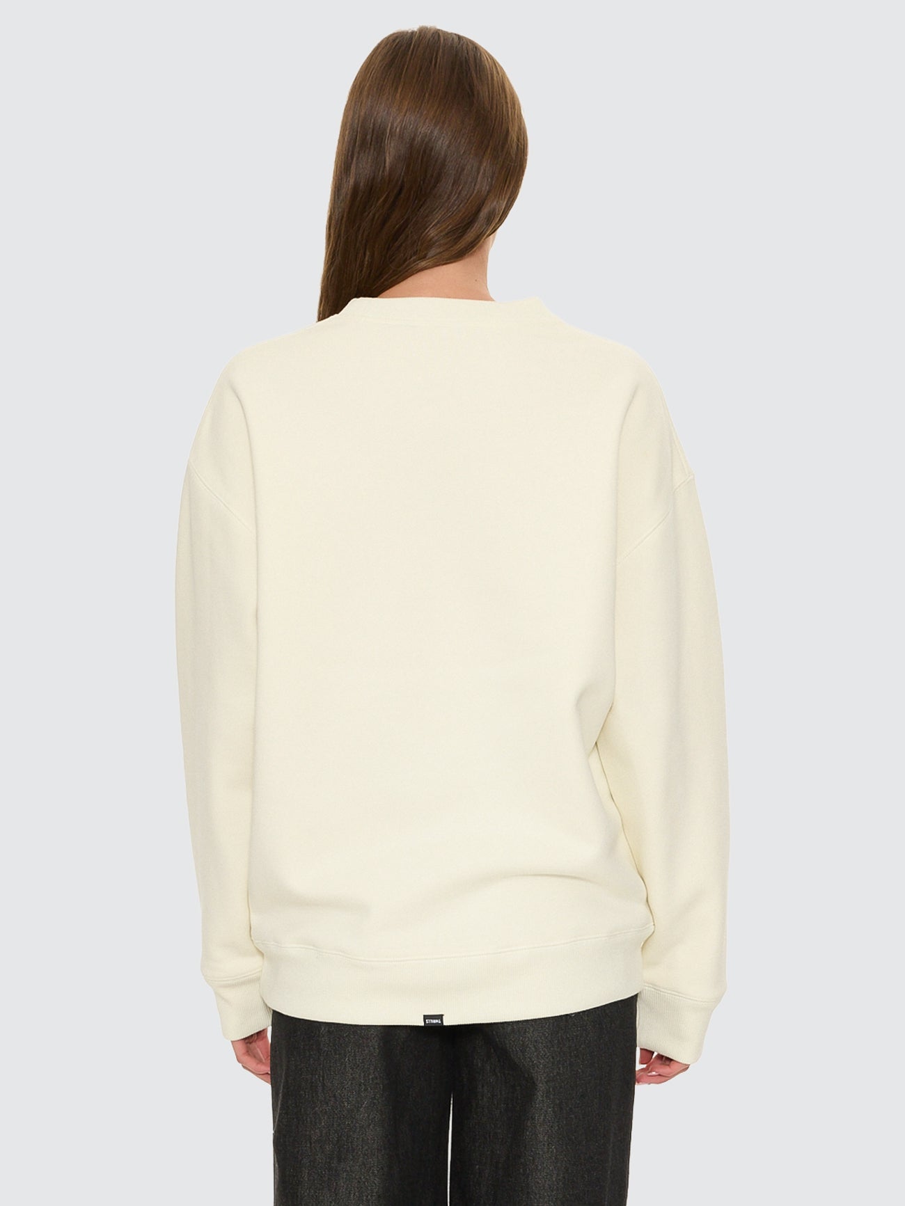 Thrills Co Minimal Thrills Slouch Crew - Butter Cream in Butter Cream