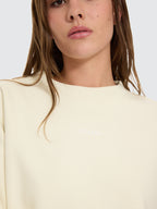 Thrills Co Minimal Thrills Slouch Crew - Butter Cream in Butter Cream