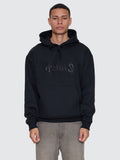 Thrills Co Night Petal Slouch Pull On Cropped Hood - Washed Black in Washed Black
