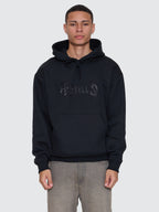 Thrills Co Night Petal Slouch Pull On Cropped Hood - Washed Black in Washed Black