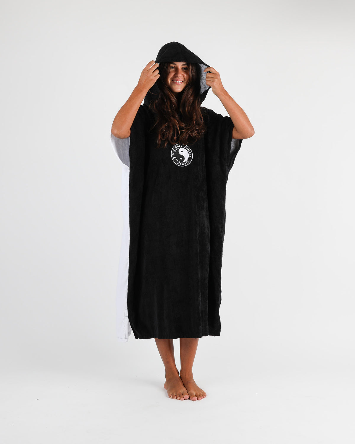 Town & Country Surf Designs Og Cf Hooded Towel in Black