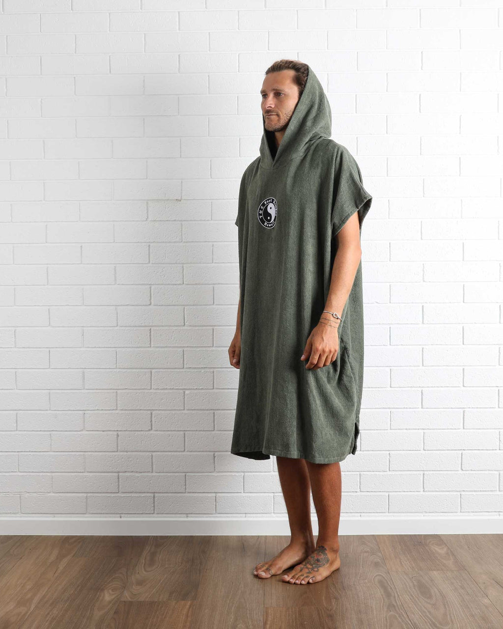 Town & Country Surf Designs Og Cf Hooded Towel in Military