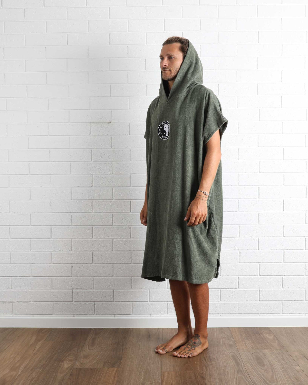 Town & Country Surf Designs Og Cf Hooded Towel in Military