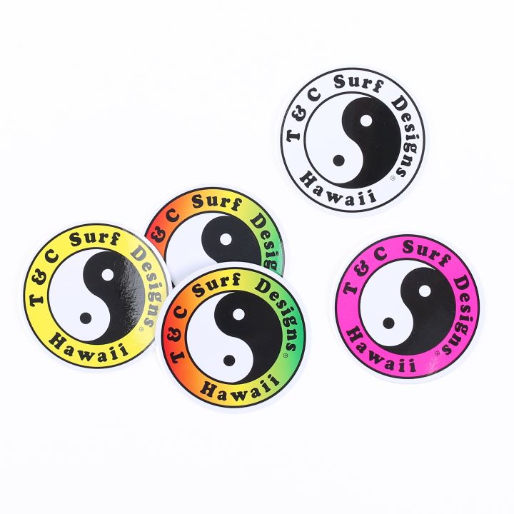 Town & Country Surf Designs Og Sticker 5 Pack in Multi