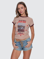 Thrills Co On My Mind Club Tee - Stone in Stone