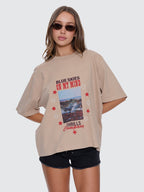 Thrills Co On My Mind Square Tee - Stone in Stone