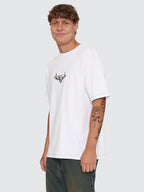 Thrills Co Ornate Levels Oversize Tee - White in White