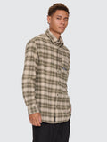 Thrills Co Paradise Built Barrio Long Sleeve Flannel Shirt - Military Green in Military Green