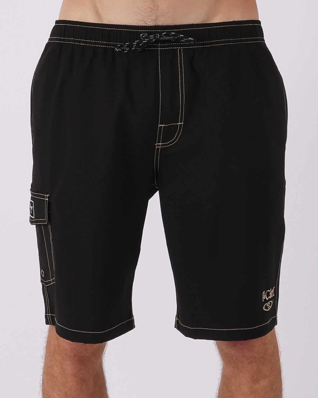 Town & Country Surf Designs Parker Beachshort in Black
