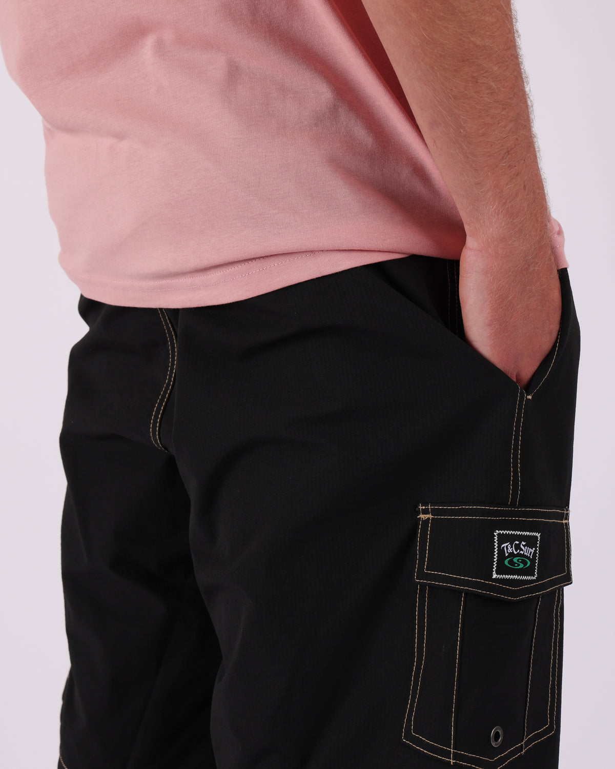 Town & Country Surf Designs Parker Beachshort in Black