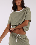 Town & Country Surf Designs Pipeline Tee in Palm