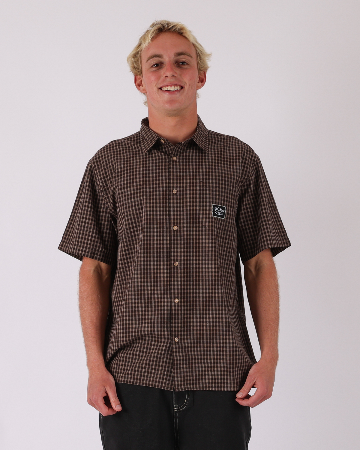 Town & Country Surf Designs Ride S/S Shirt in Brown