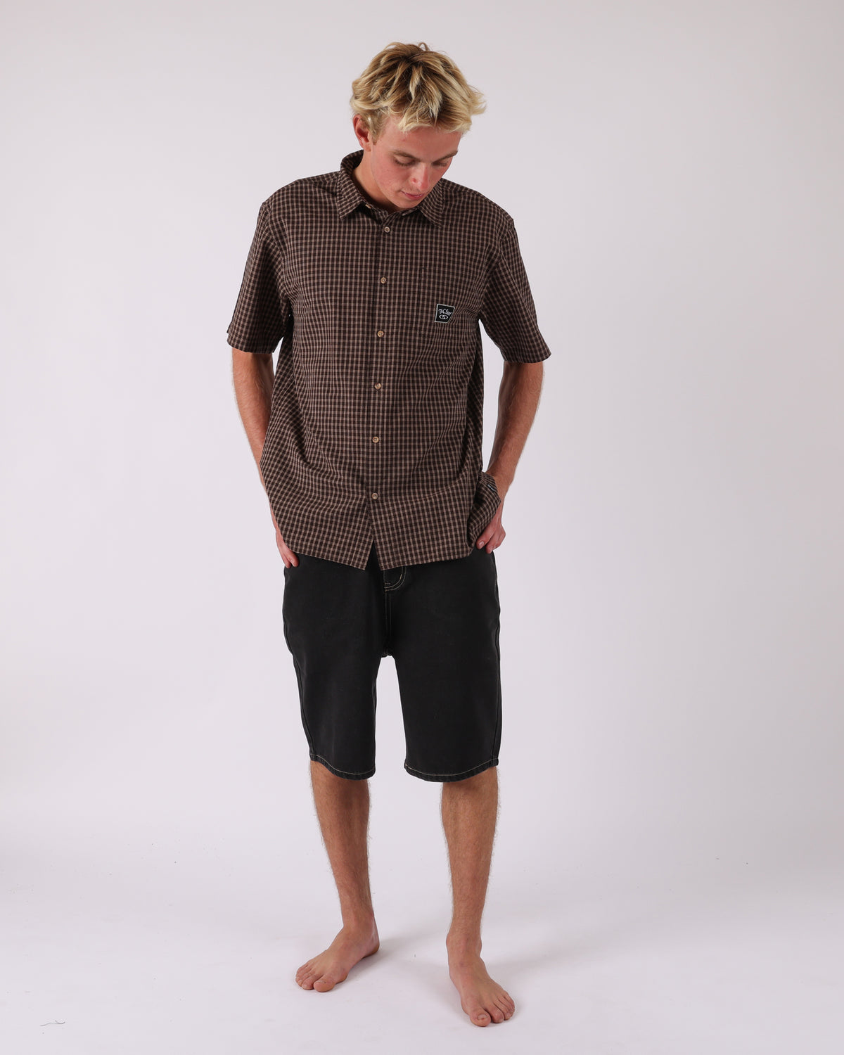 Town & Country Surf Designs Ride S/S Shirt in Brown