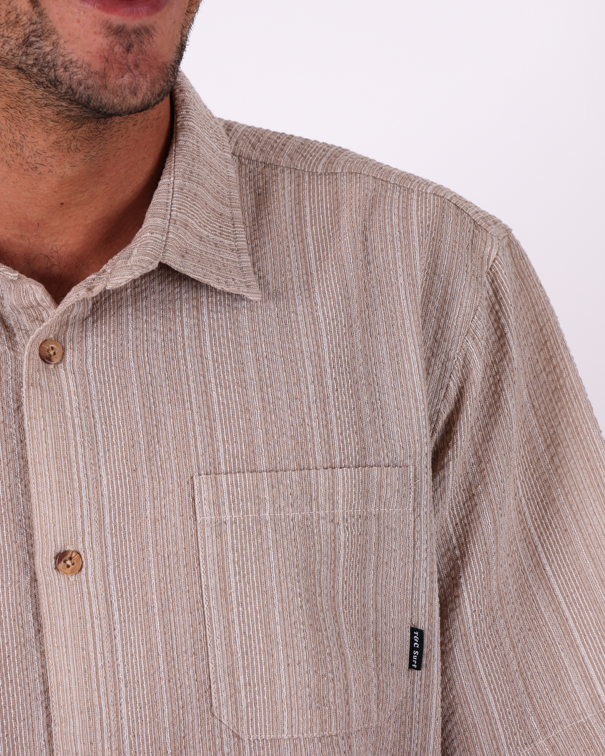 Town & Country Surf Designs Sealane S/S Shirt in Sand