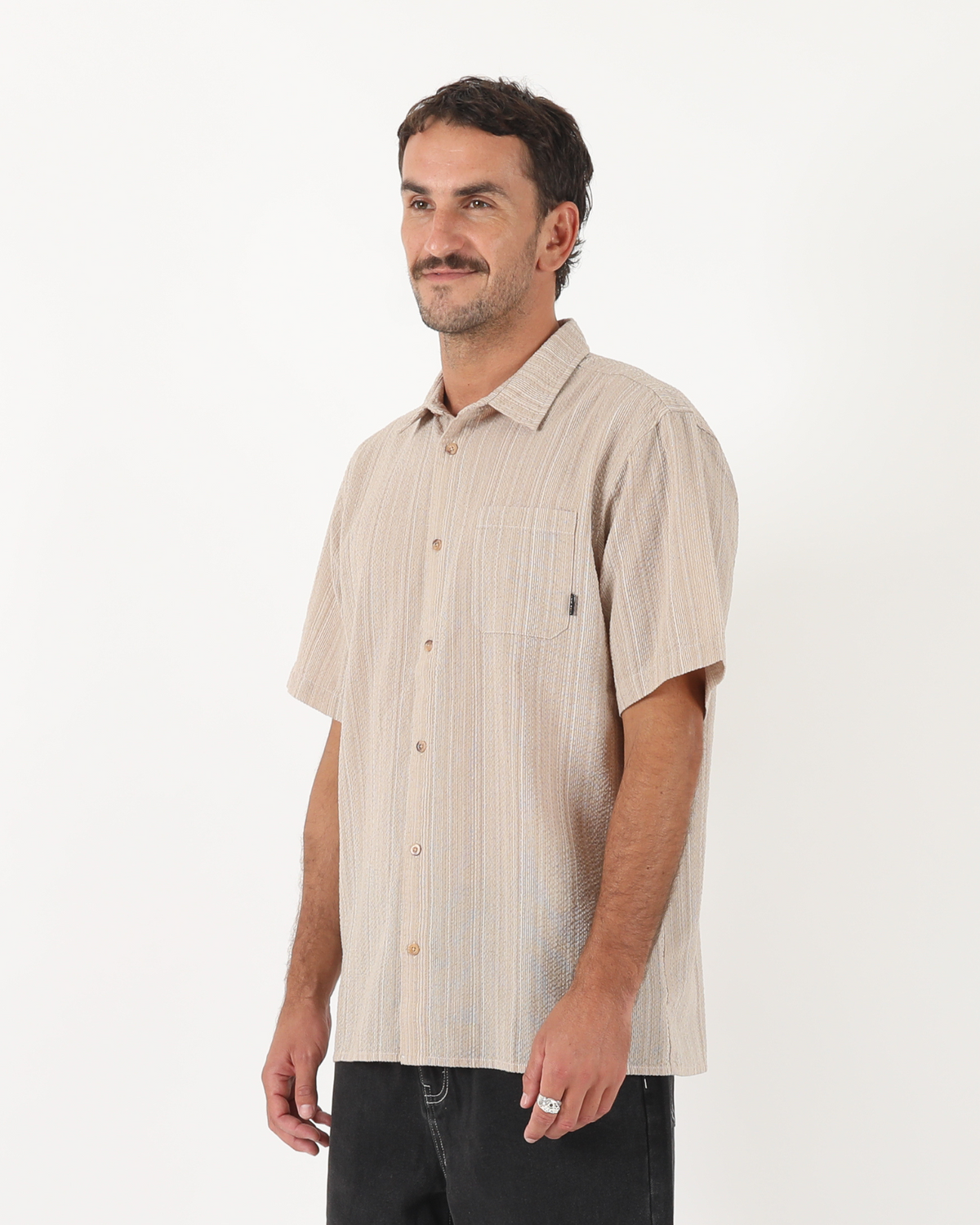 Town & Country Surf Designs Sealane S/S Shirt in Sand