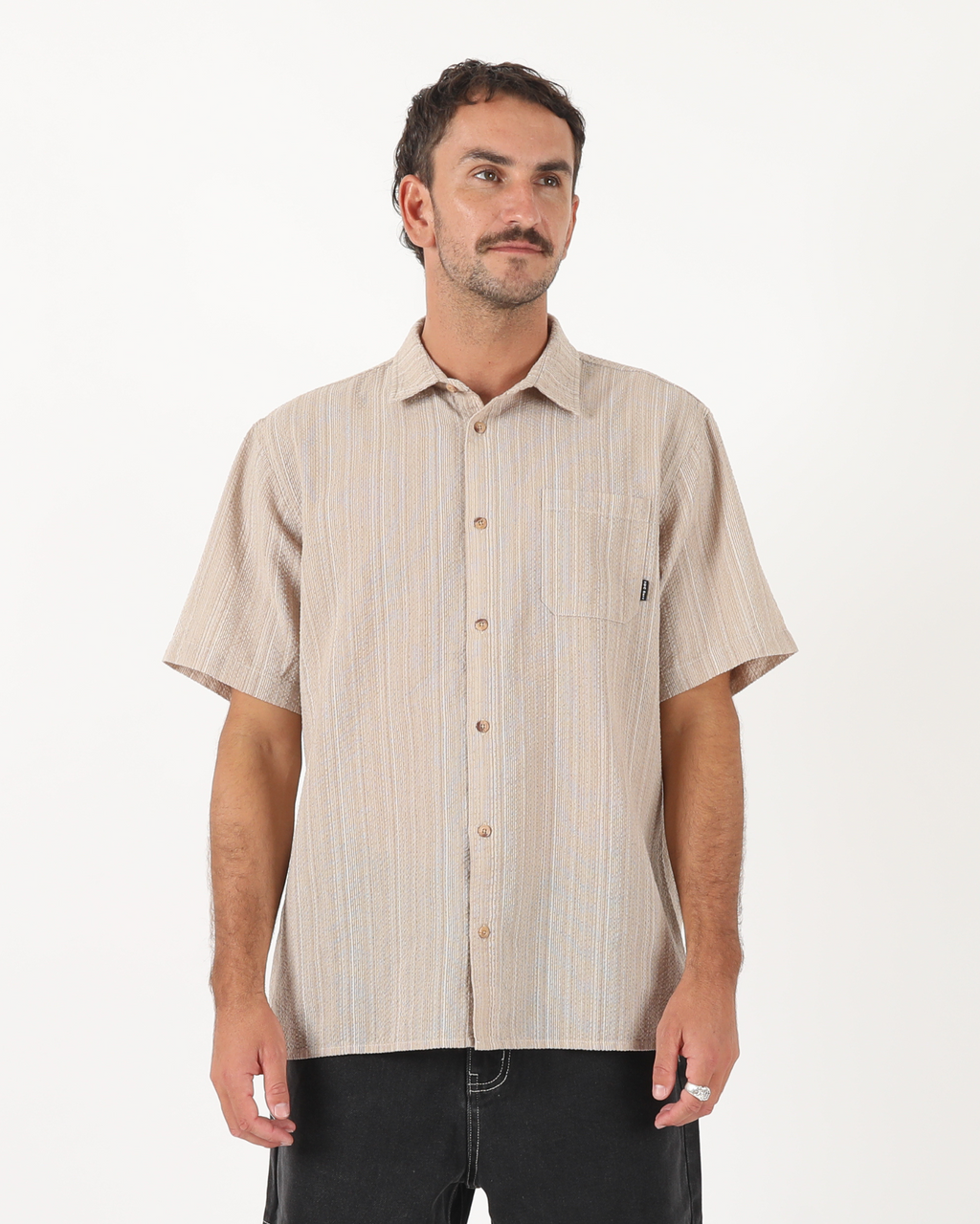 Town & Country Surf Designs Sealane S/S Shirt in Sand