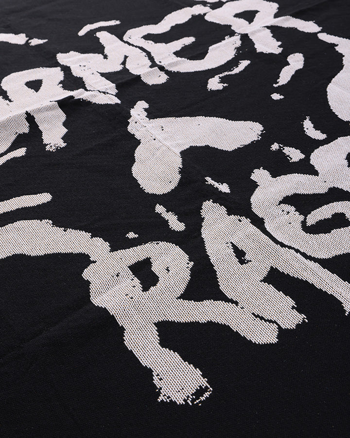 Former Skullz Throw Blanket in BLACK