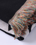Former Skullz Throw Blanket in BLACK
