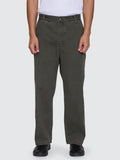 Thrills Co Stagger Big Slacker Cropped Pant - Oil Green in Oil Green