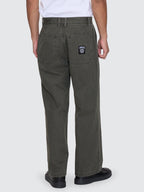Thrills Co Stagger Big Slacker Cropped Pant - Oil Green in Oil Green