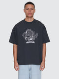 Thrills Co Sting Of Defeat Box Fit Oversize Tee - Carbon in Carbon