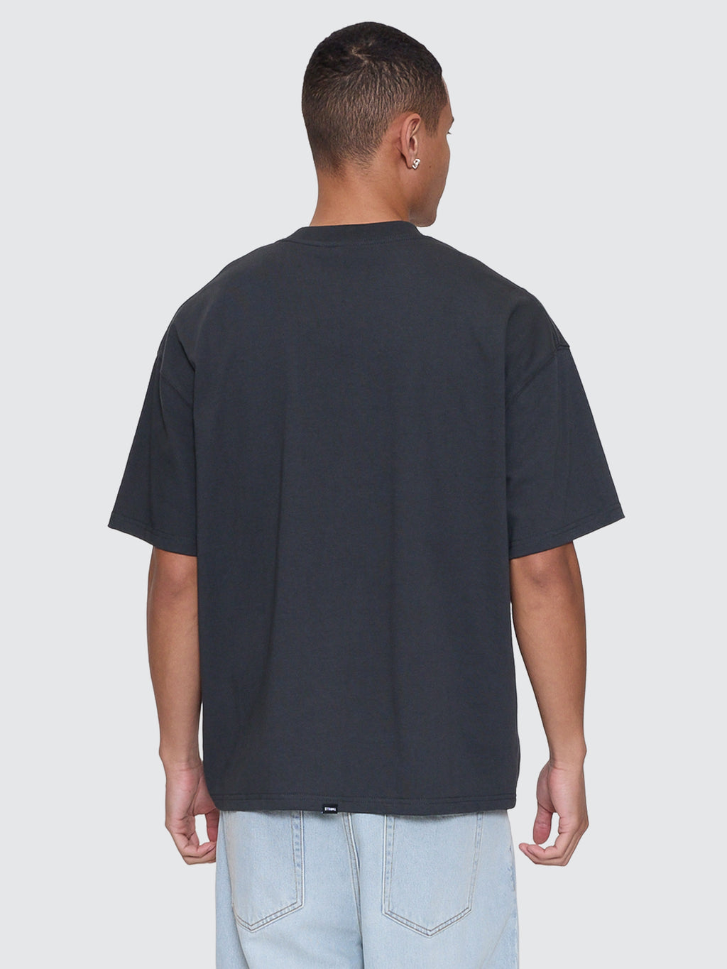 Thrills Co Sting Of Defeat Box Fit Oversize Tee - Carbon in Carbon