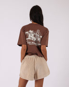 Town & Country Surf Designs Surf Shack Tee in Cocoa