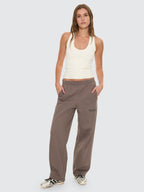 Thrills Co Take It Easy Track Pant - Clay Smoke in Clay Smoke