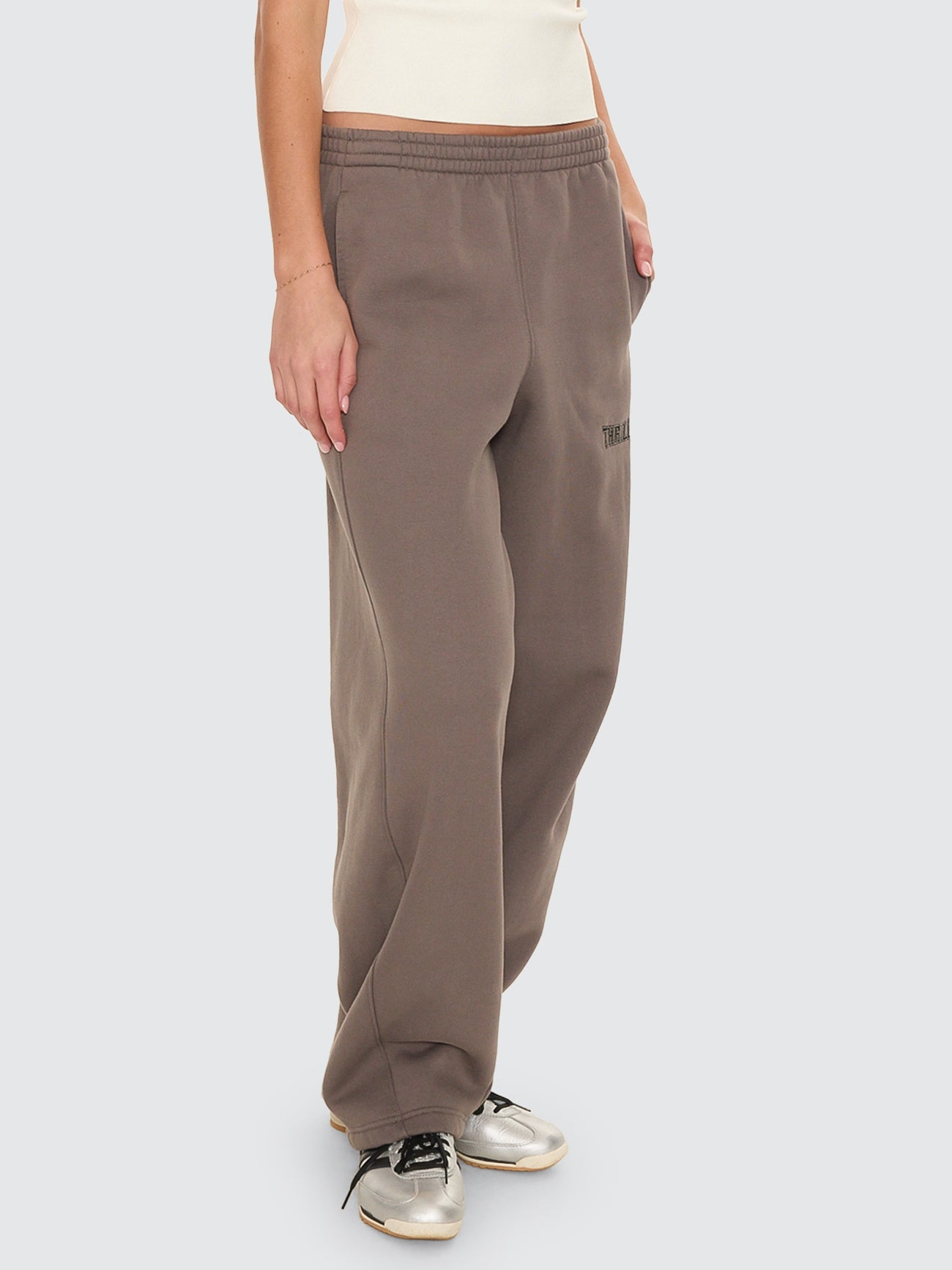 Thrills Co Take It Easy Track Pant - Clay Smoke in Clay Smoke