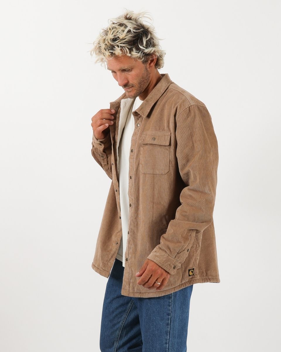 Town & Country Surf Designs The Ranch Cord Jacket in Earth