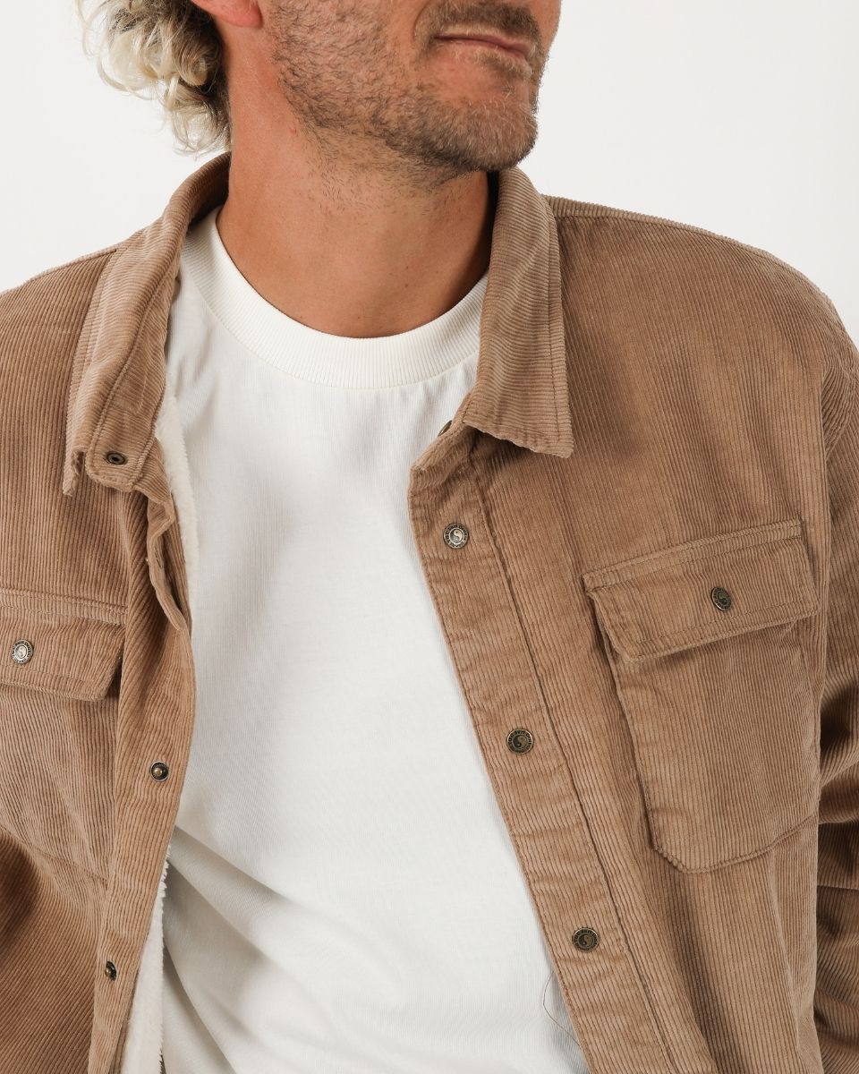 Town & Country Surf Designs The Ranch Cord Jacket in Earth