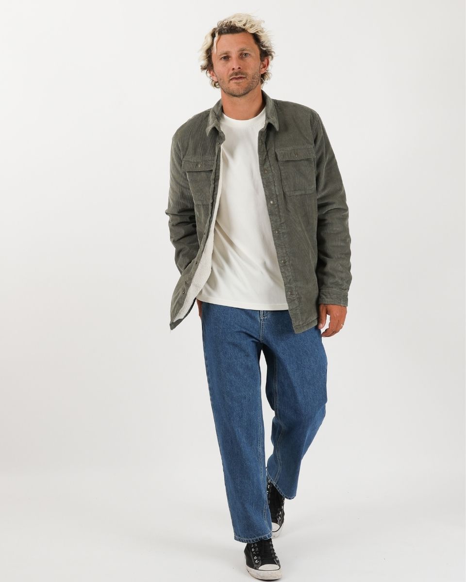 Town & Country Surf Designs The Ranch Cord Jacket in Military