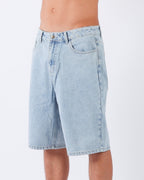 Town & Country Surf Designs Thrift Denim Short in Bleached Blue