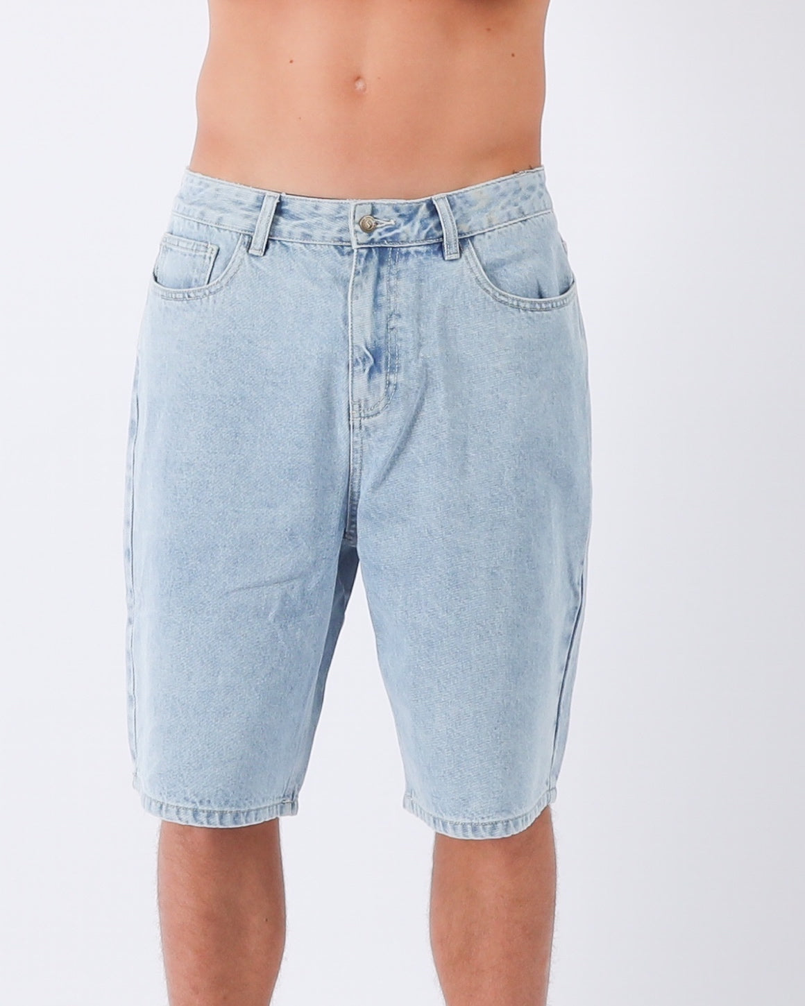 Town & Country Surf Designs Thrift Denim Short in Bleached Blue