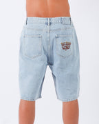 Town & Country Surf Designs Thrift Denim Short in Bleached Blue