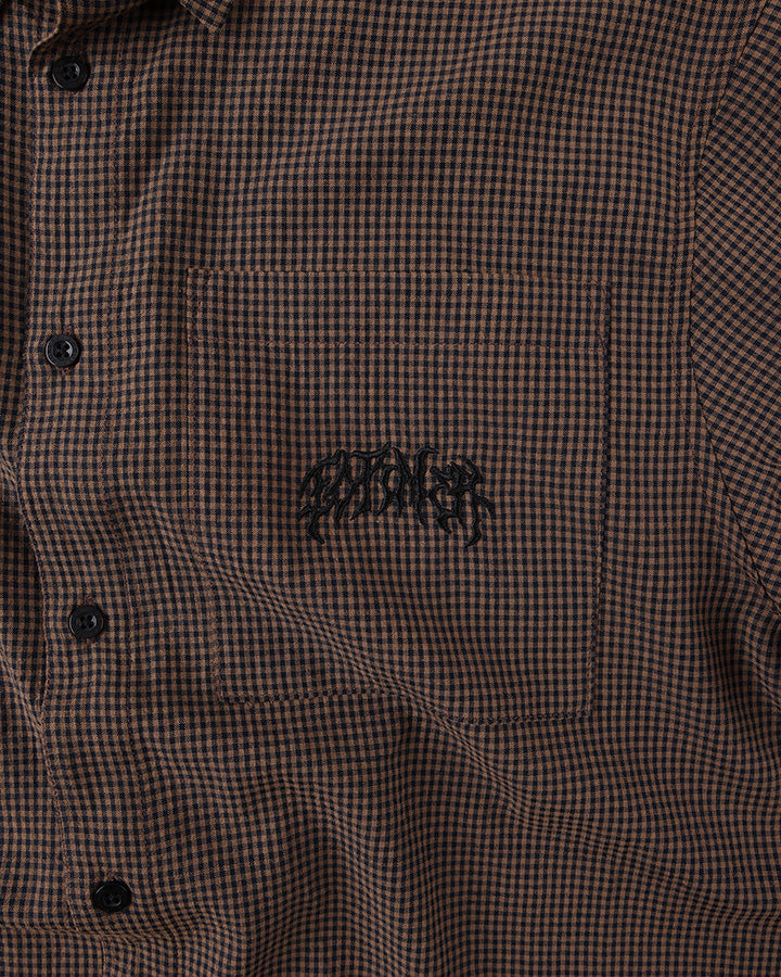 Former Vivian Check Ss Shirt in BROWN