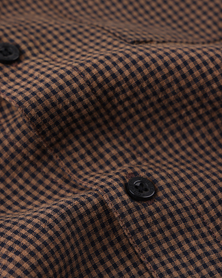 Former Vivian Check Ss Shirt in BROWN