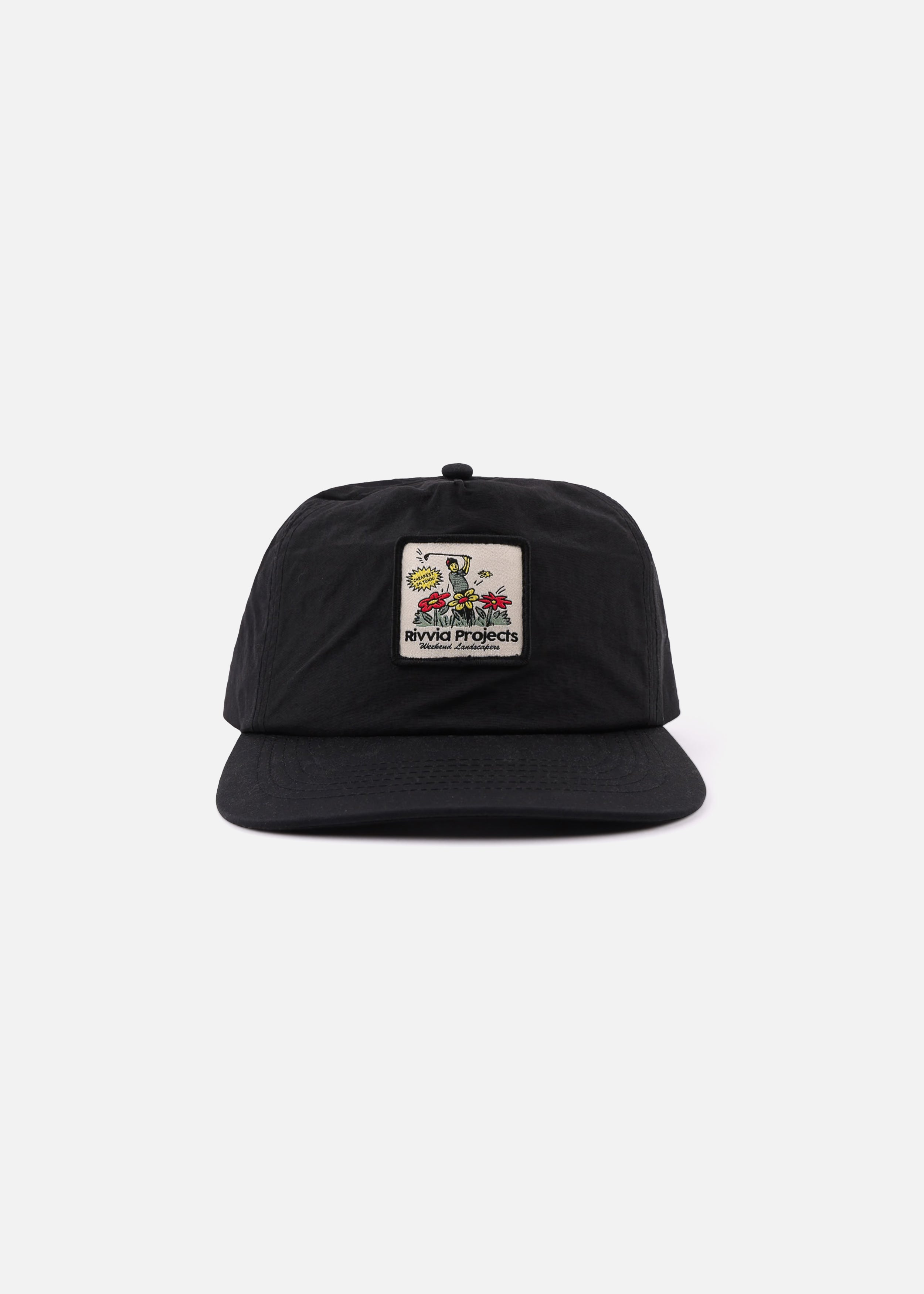 Rivvia Projects Weekend Landscapers Cap in BLACK